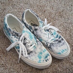 Vans Tie-Dye Sneakers - Blue and White